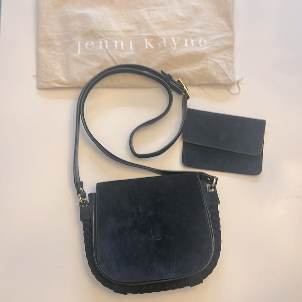 Jenni Kayne suede cross body bag